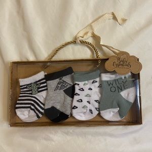 4Pack Newborn Baby Socks